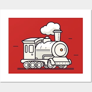 Little train Posters and Art